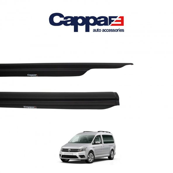 CAPPAFE VW Caddy Yan Kapı Alt Çıtası Parlak (ABS) 4 Prç 2015-2020 - 4