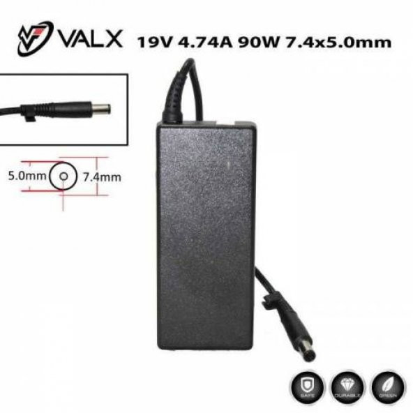 ADP VALX LA-19075 19V 4.74A 90W 7.4 X 5.0 HP DELL  LAPTOP ADP