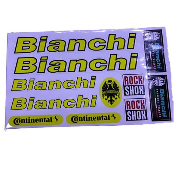 Bianchi Sticker Seti Sarı