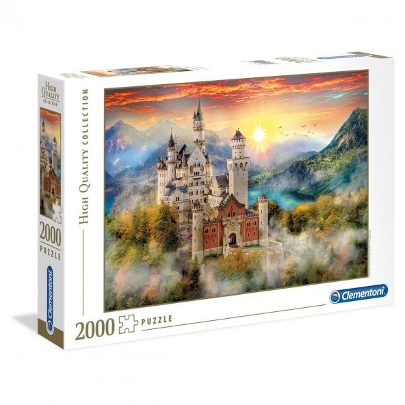 32559 Clementoni, Neuschwanstein, 2000 Parça Puzzle