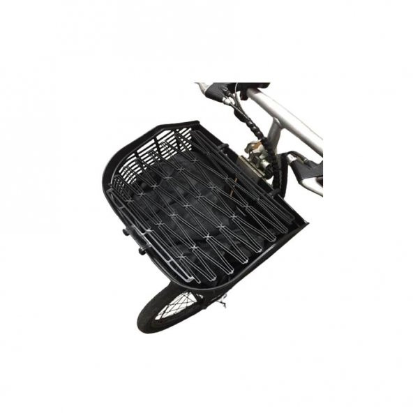 24-26-29 Jant Uyumlu Gidon Bağlantılı Plastik Bisiklet Ön Sepet - 3