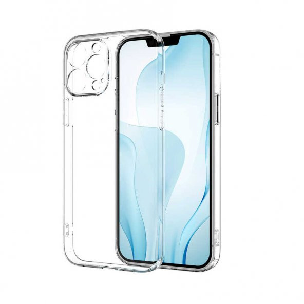 iPhone 13 Pro Max Kılıf Kamera Korumalı Süper Silikon Kapak - 2