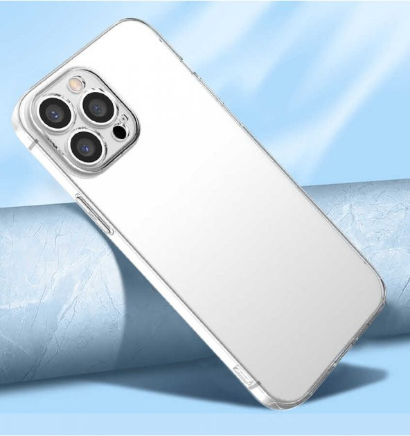 iPhone 13 Pro Max Kılıf Kamera Korumalı Süper Silikon Kapak - 3