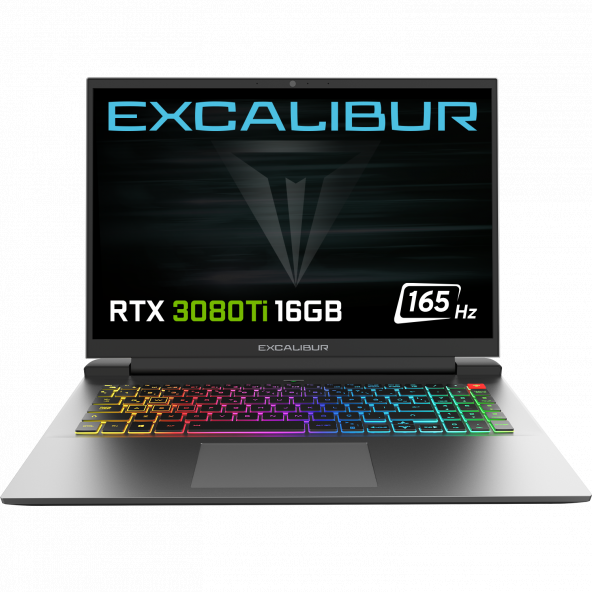 Excalibur G911.1290-DF80X-C Intel Core i9-12900HK 32GB RAM 1TB NVME SSD 16GB RTX3080Ti FreeDos