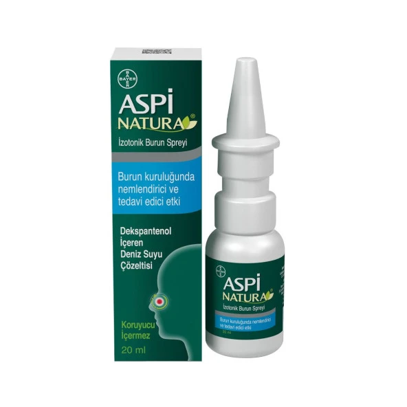 Aspinatura İzotonik Burun Spreyi 20 ml  8699546540020