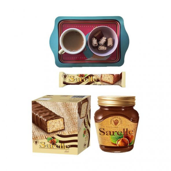 Sarelle Duo 33Gr-20 Adet Gofret&Sarelle Kakaolu Fındık Ezmesi 350 Gr - 1