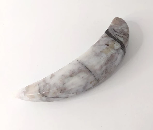 Muz Dekoratif Doğal Onix Taş Biblo Obje Ev Masa Süsü 11006 - 2