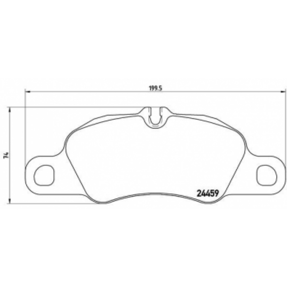 ON FREN BALATASI PORSCHE 911 CABRIO CARRERA BOXSTER 2.7 3.4 11- MA1.04 MAB.04 - BRAXIS AA0422