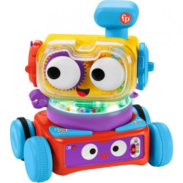 Fisher Price 4 ü1 Arada Eğlenceli Robot Türkçe ve Ingilizce Destekli Eğitici Bebek Oyuncağı