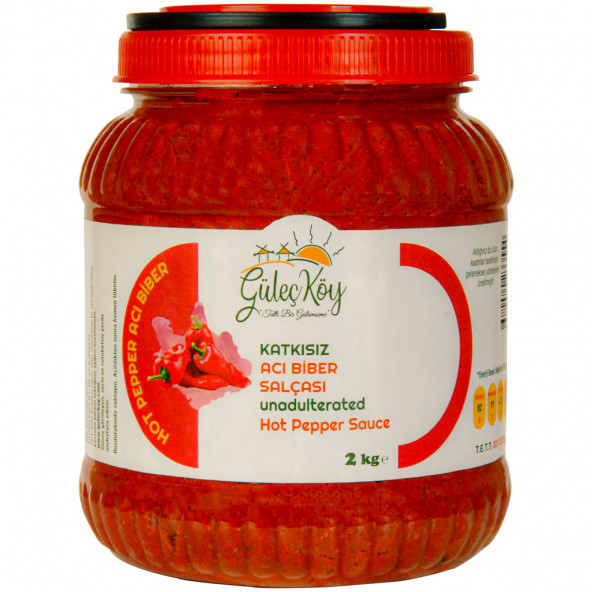 GüleçKöy Acı Biber Salçası 2 KG