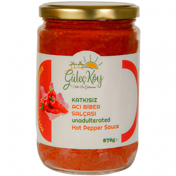 GüleçKöy Acı Biber Salçası 870 GR