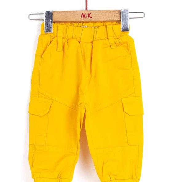 NK Kids Sarı Erkek Bebek Safari Pantolon - 2