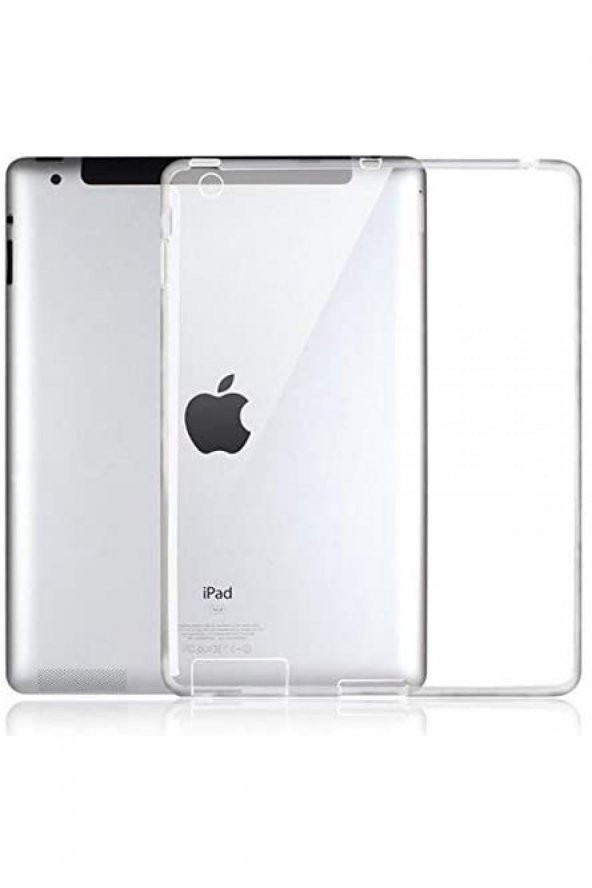 iPad 4 9.7 Tablet Şeffaf Silikon Kılıf