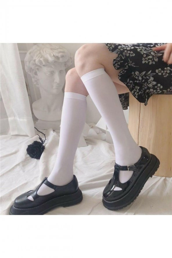 Micro Kız Çocuk Dizaltı Çorap
