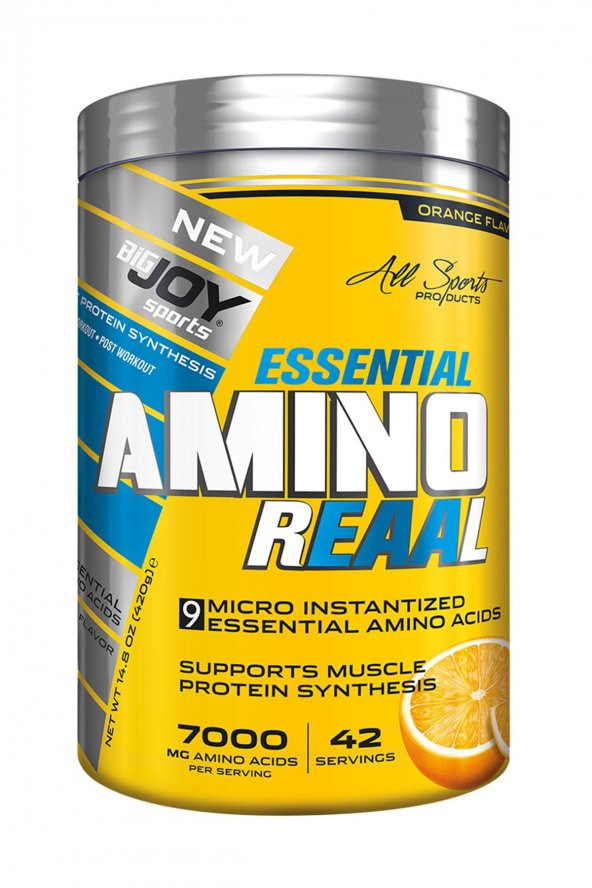 Bigjoy Sports Essential Amino Reaal Aminoasit Portakallı 420 Gr