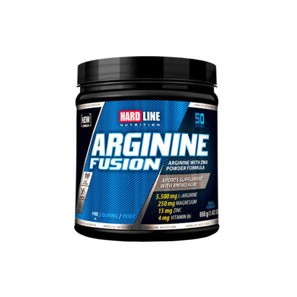 Hardline Arginine Fusion 650 gr - Portakallı