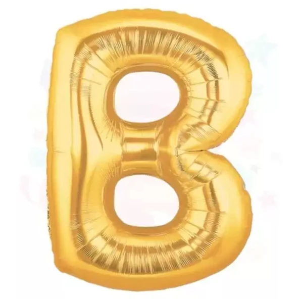 Nedi Balon Folyo 40 Harf Altın B 02126 - Resim 3