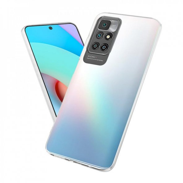 FitCase Xiaomi Redmi 10 2022 / Redmi Note 11 4G Kılıf Kamera Korumalı Silikon Şeffaf Arka Kapak - 2