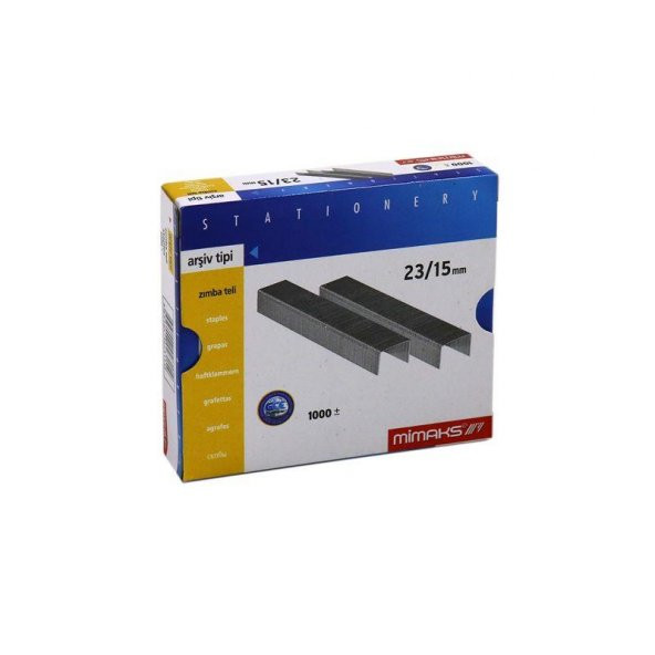 Mimaks Zımba Teli 1000 Lİ 23/15