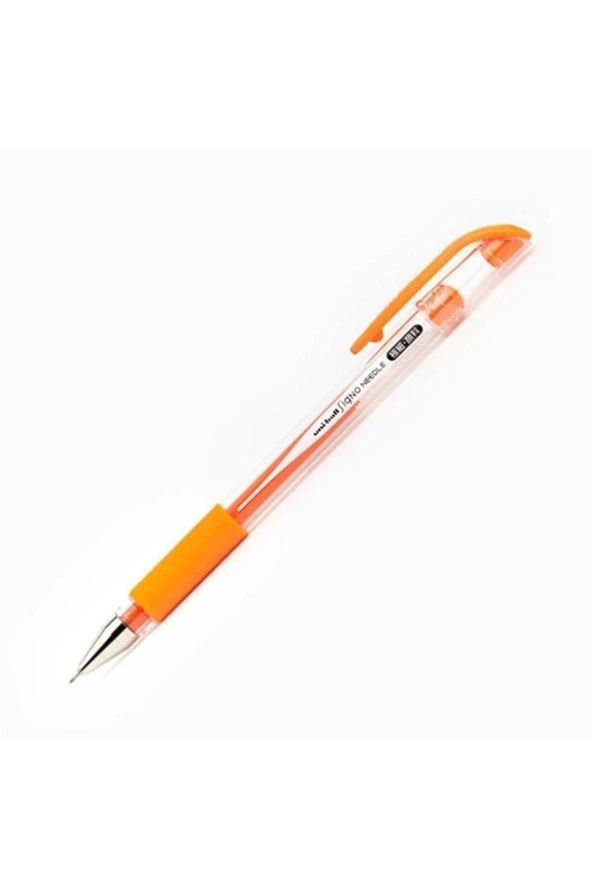 Uni-Ball Signo Needle 0.38 MM İğne Uçlu Jel Kalem Turuncu (10 Lu Paket)