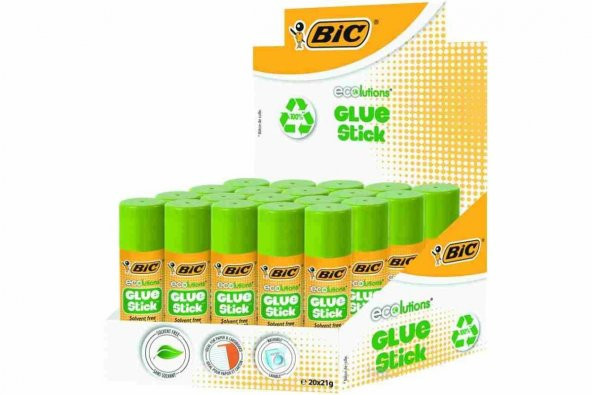 Bic Eco Glue Stıck 21 Gr Yapıştırıcı - 20  Li Pkt