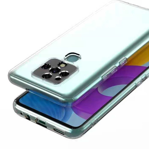 Tecno Camon 16 Kılıf Kamera Korumalı Silikon Şeffaf Arka Kapak - 3