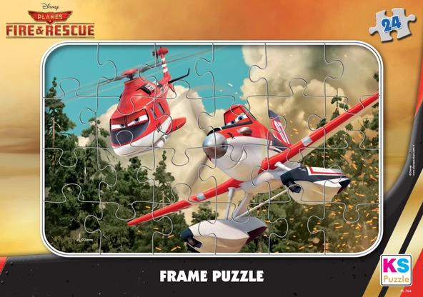 Disney Planes Dusty (Uçaklar) 24 Parça Frame Puzzle/Yapboz
