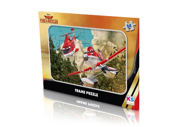 Disney Planes Dusty (Uçaklar) 24 Parça Frame Puzzle/Yapboz - Resim 2