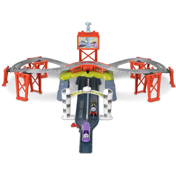 Orjinal Fisher Price Thomas ve Arkadaşları Sodor Kupası Yarışı Thomas&Friends Sodor Cup Race HFW03 - Resim 4