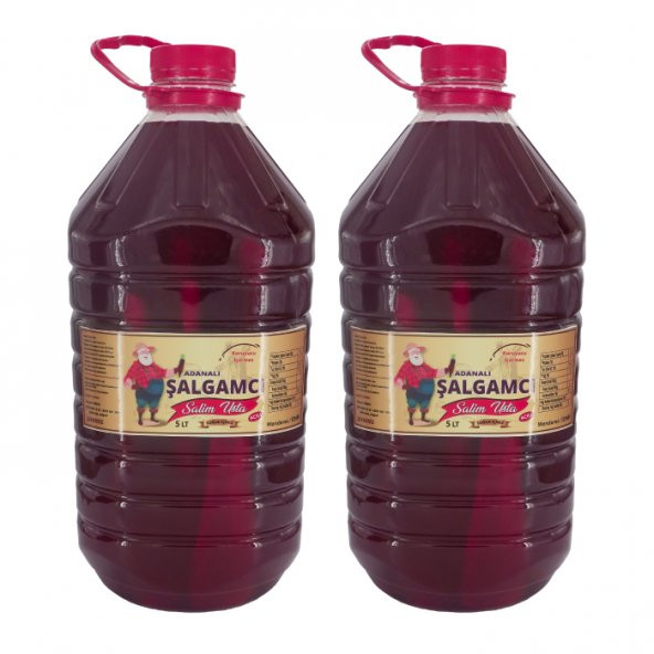 2 ADET ACILI ŞALGAM 5 LT