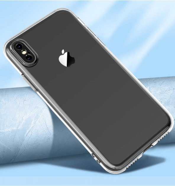 Apple iPhone XS Max 6.5 Kılıf Kamera Korumalı Süper Silikon Kapak - 4