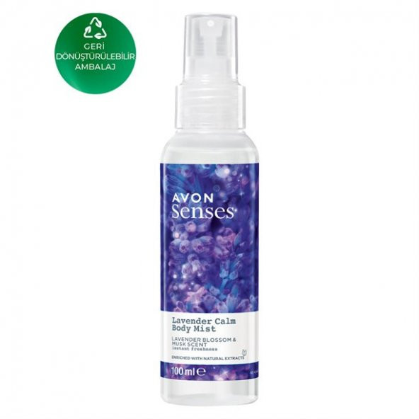 Avon Senses Lavender Calm Lavanta Kokulu Vücut Spreyi 100 ml