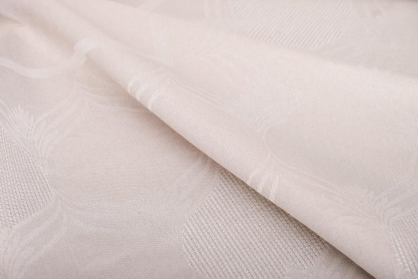 Finezza Aslı Lüx Jakar Polycotton Kumaş Taş Masa Örtüsü 160x220 cm - 1055 - 5