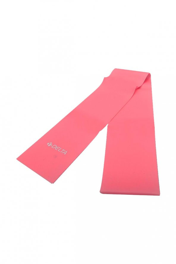 Delta Pilates Bandı Hafif Sert 90 x 7,5 Cm Egzersiz Direnç Lastiği (Uç Kısmı Açık)