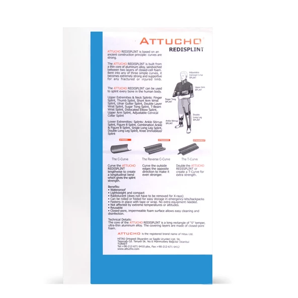 Attucho Redi Splint Hazır Atel Sistemi L Beden - 2