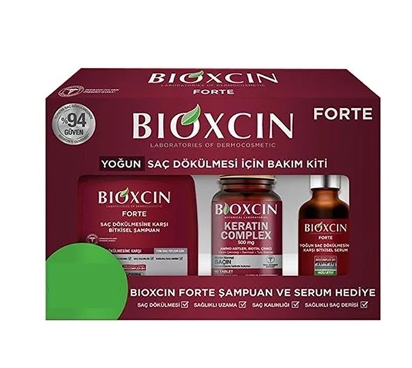 Bioxcin Forte Yoğun Saç Dökülmesi İçin Bakım Kiti