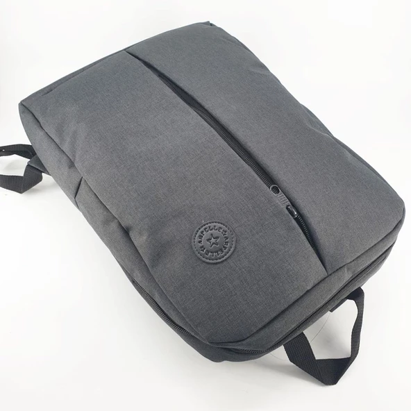 Leptop Bölmeli Kumaş Sırt Çantası - 4