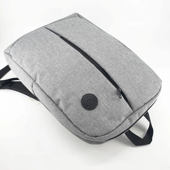 Leptop Bölmeli Kumaş Sırt Çantası - 7