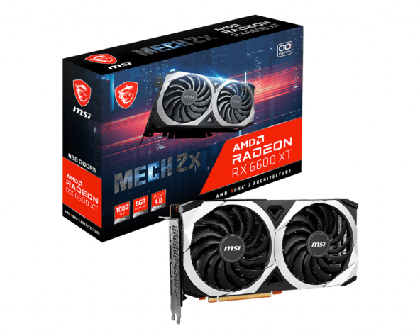 MSI AMD Radeon RX 6600 XT Mech 2X OC 8 GB GDDR6 128 Bit Ekran Kartı