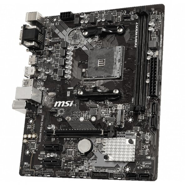 Msi B450M PRO-M2 MAX AMD B450 4133 MHz (OC) DDR4 Soket AM4 mATX Anakart - 3