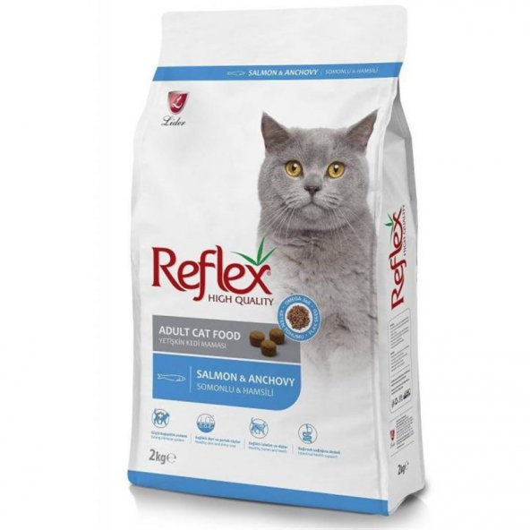 Reflex Somonlu Hamsili Kuru Kedi Maması 2 Kg