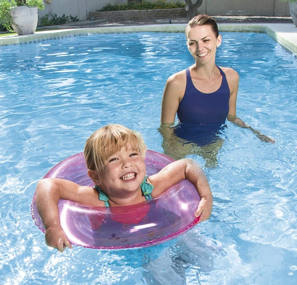 Bestway 36022- 51 cm Şeffaf Çocuk Yüzme Simidi - 3