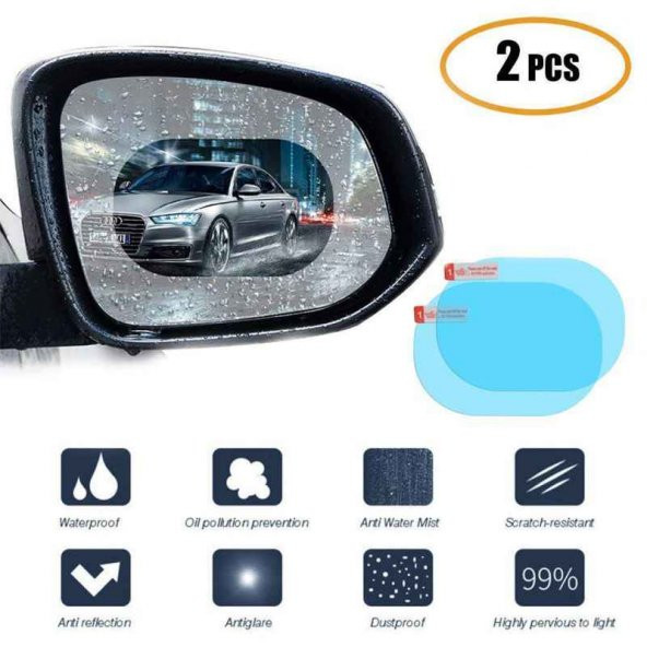 Oto Araç Yan Ayna Su Kaydırıcı ve Buğu Önleyici - 4