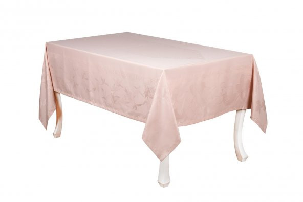 Finezza Çınar Lüx Jakar Bambu Kumaş Pudra Masa Örtüsü 160x320 cm - 1059 - 4