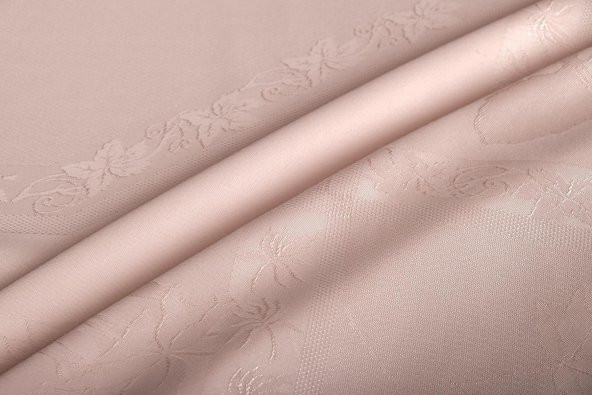 Finezza Çınar Lüx Jakar Bambu Kumaş Pudra Masa Örtüsü 160x320 cm - 1059 - 6