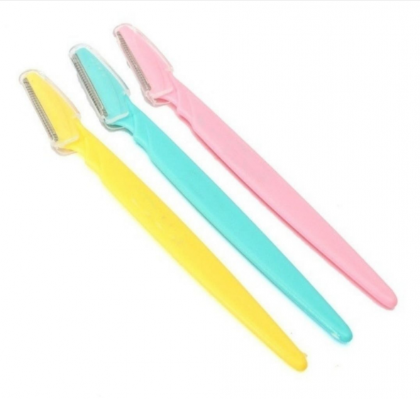 Profesyonel Kaş Usturası Kaş Jileti Kaş Şekillendirici 3lü Set - 3