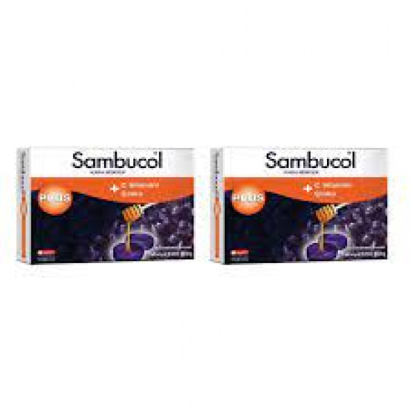 Sambucol Plus Kara Mürver Ekstresi 20 Pastıl 2 Adet