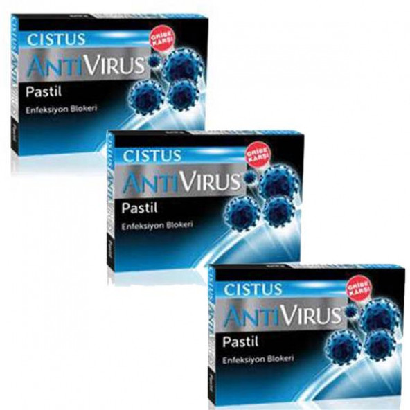 Cistus Antivirus Pastıl 10lu 3 Adet