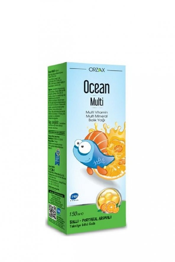 Ocean Multi Omega 3 Kral Şakir 150 ml Şurup