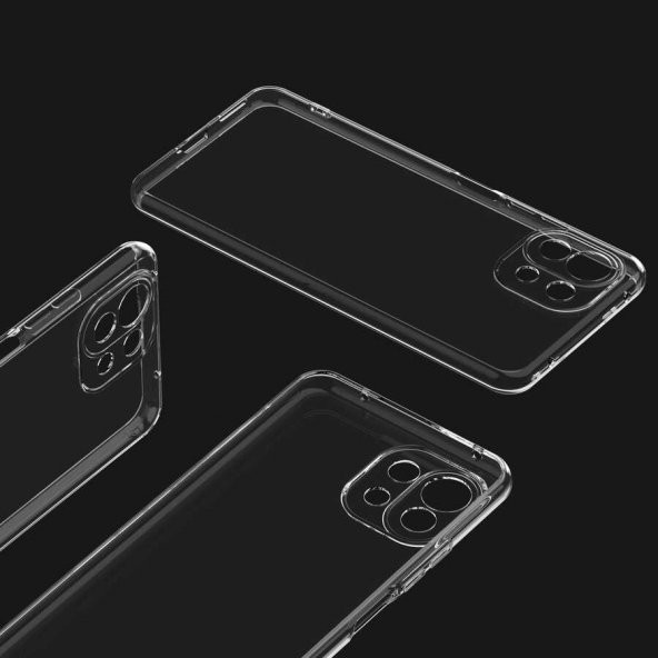 Xiaomi Mi 11 Kılıf Kamera Korumalı Süper Silikon Kapak - 4